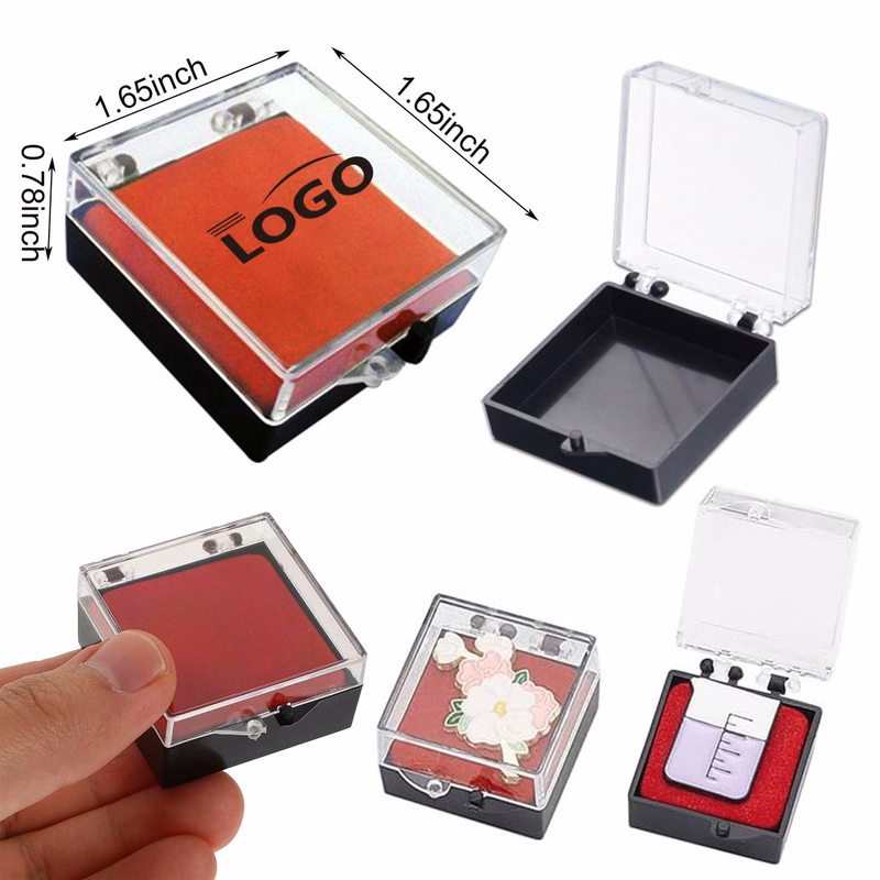 1.6 Inch Plastic Clear Badge Display Case
