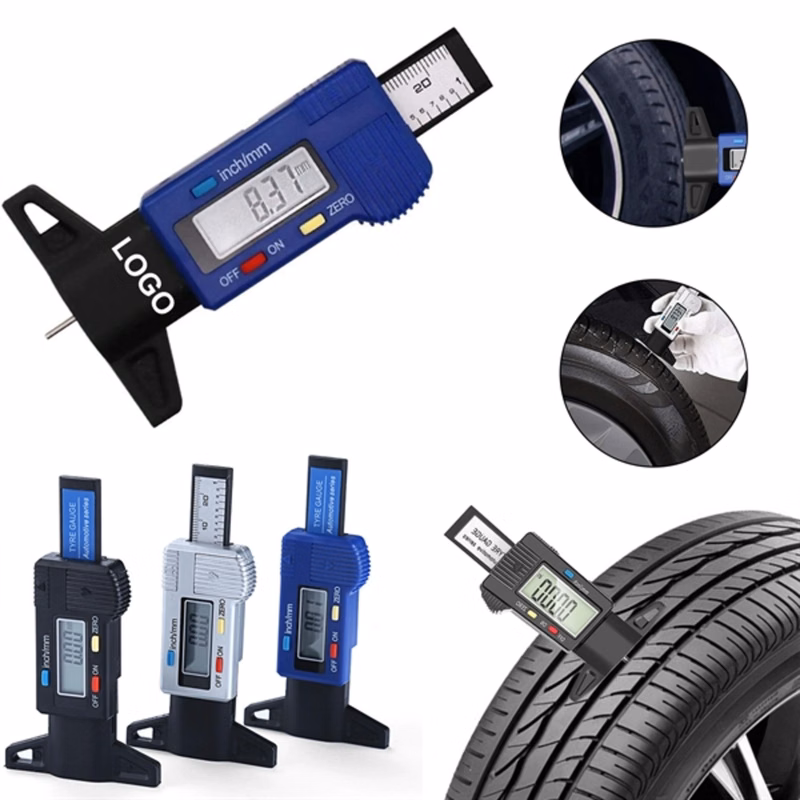 LCD Digital Tire Tread Depth Gauge Tool
