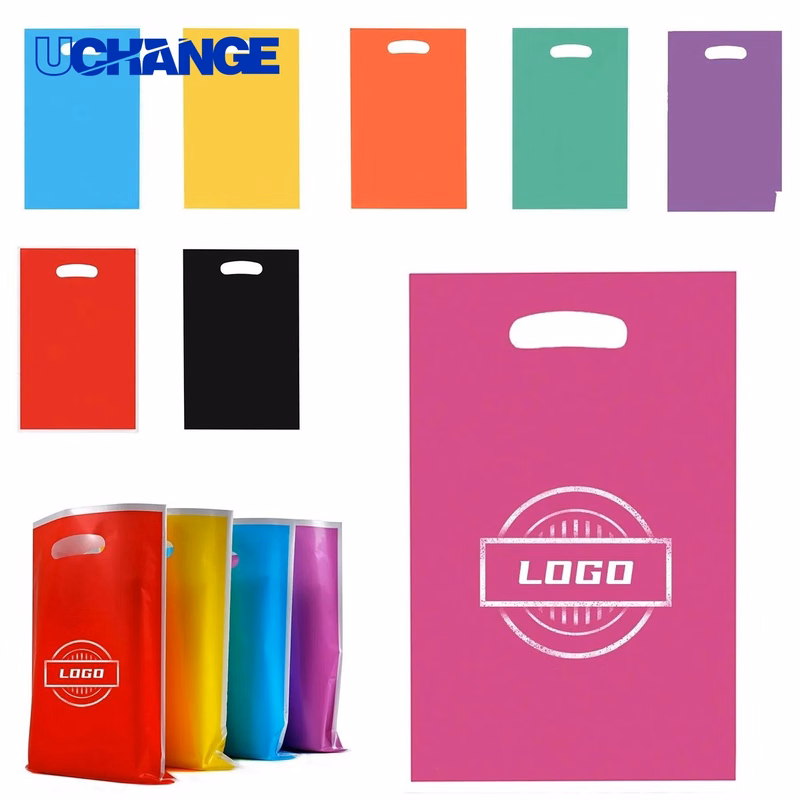 Plastic Shopping Merchandise Gift Bag Container
