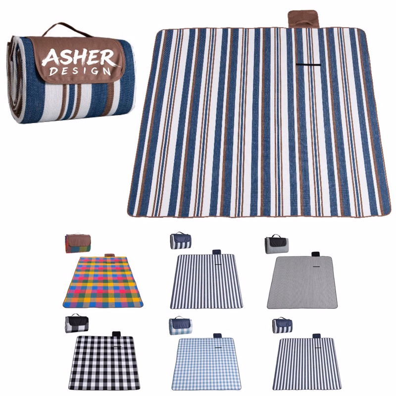 60x80" Padded Waterproof Picnic Blanket