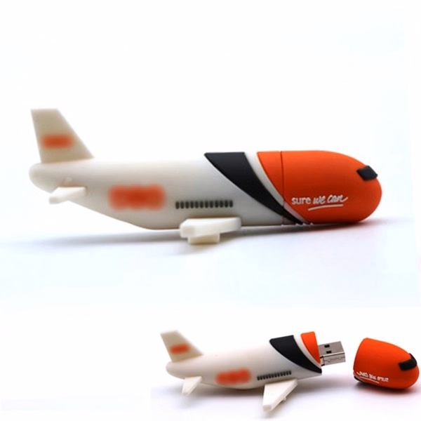 Airplane Shaped USB Flash Drive