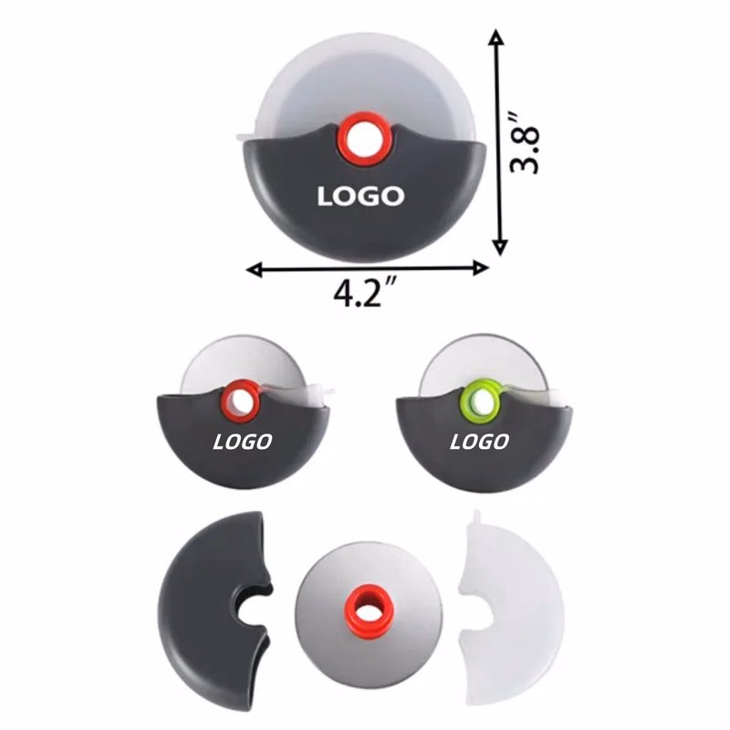 Round Stainless Steel Pizza Cutter