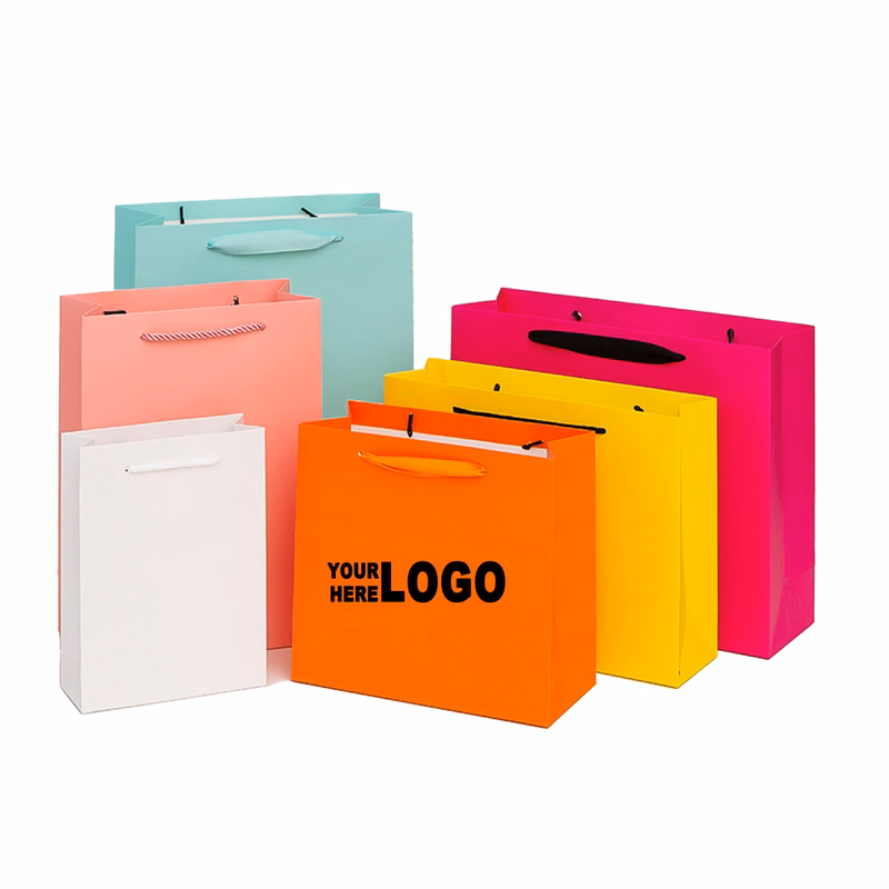 Branded Sustainable Kraft Paper Shopping Bag (Custom Sizes)