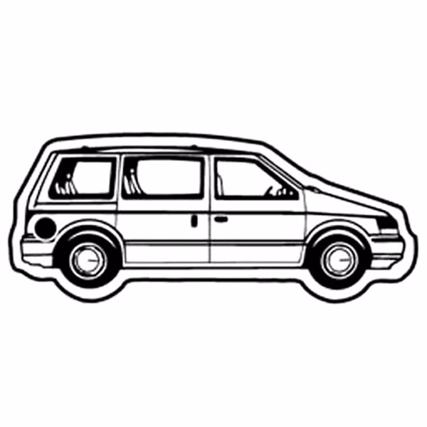 Mini Van Key Tag - Spot Color