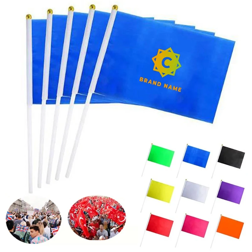 Custom Hand Held Flag 1