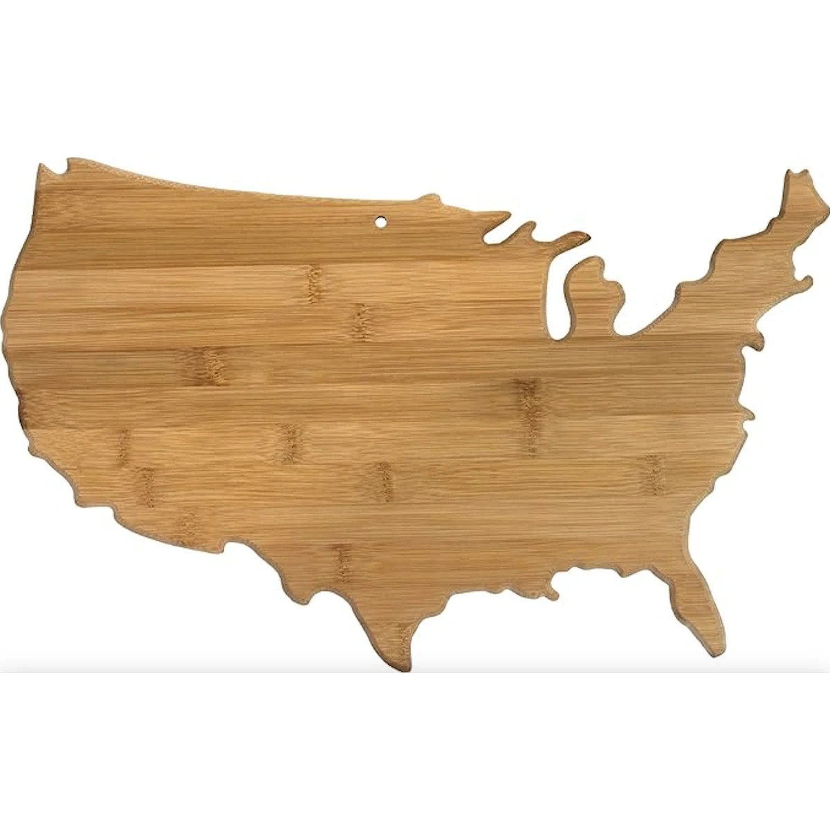 United State Shape Bamboo Cutting Board 1