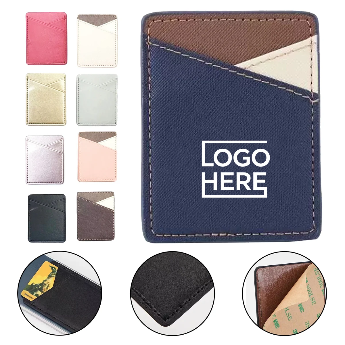 Custom PU Cell Phone Wallet 1