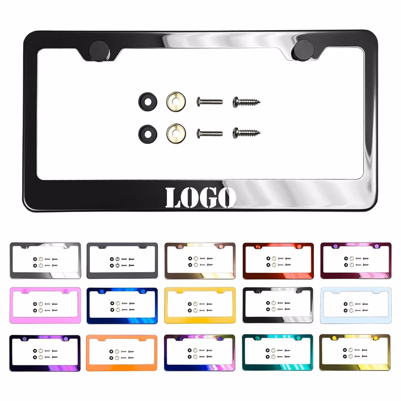 Full Color Metal License Plate Frame
