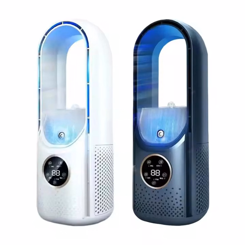 USB Plugged Bladeless Tower Desktop Fan