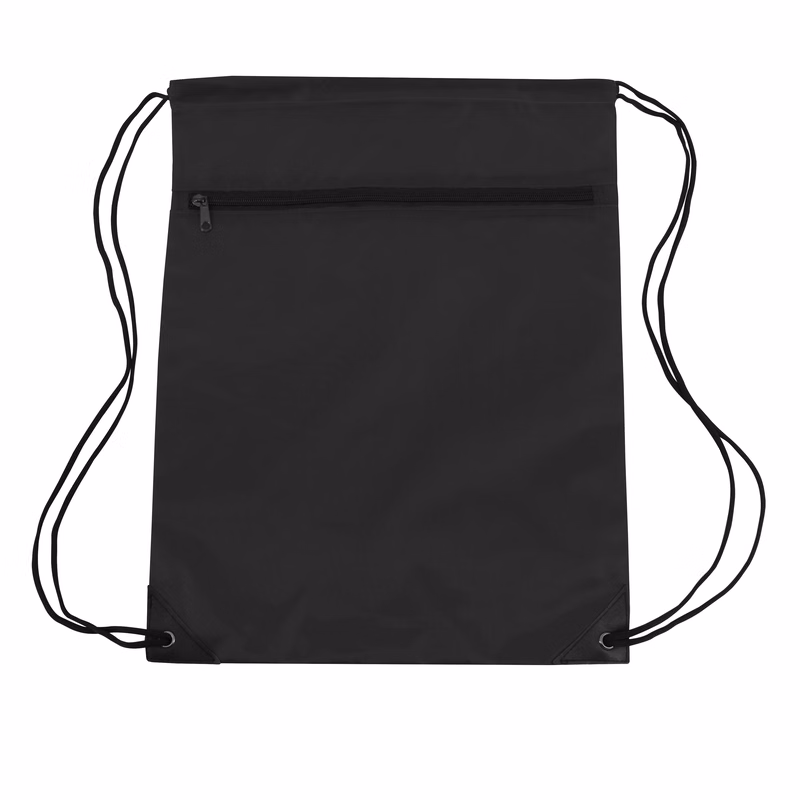 Zipper Drawstring Backpack 