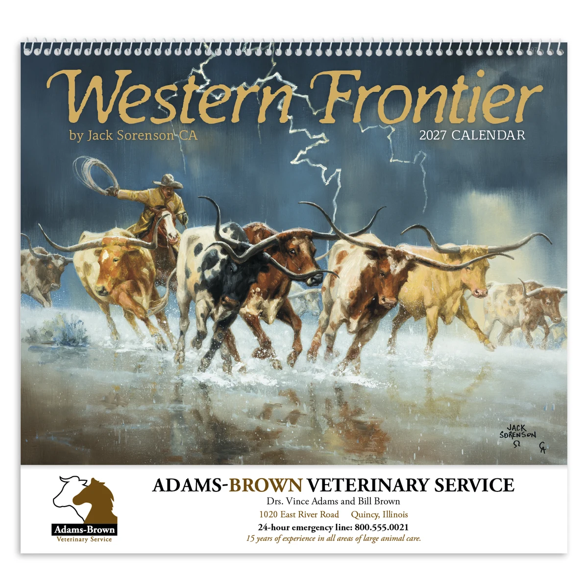 Good Value™ Western Frontier - Spiral Calendar 1