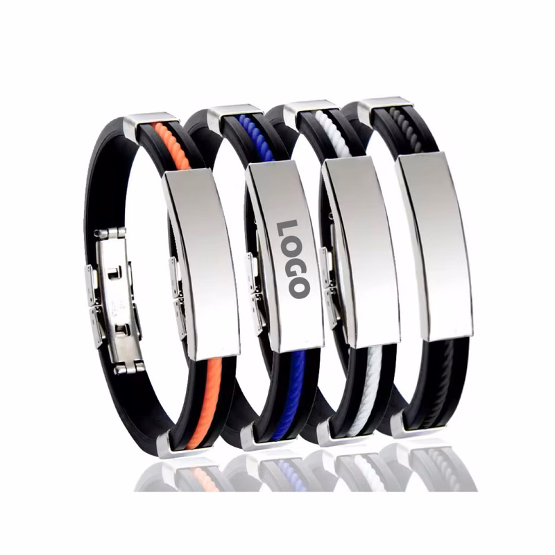 MOQ 10 pcs Fashionable Titanium Bracelet