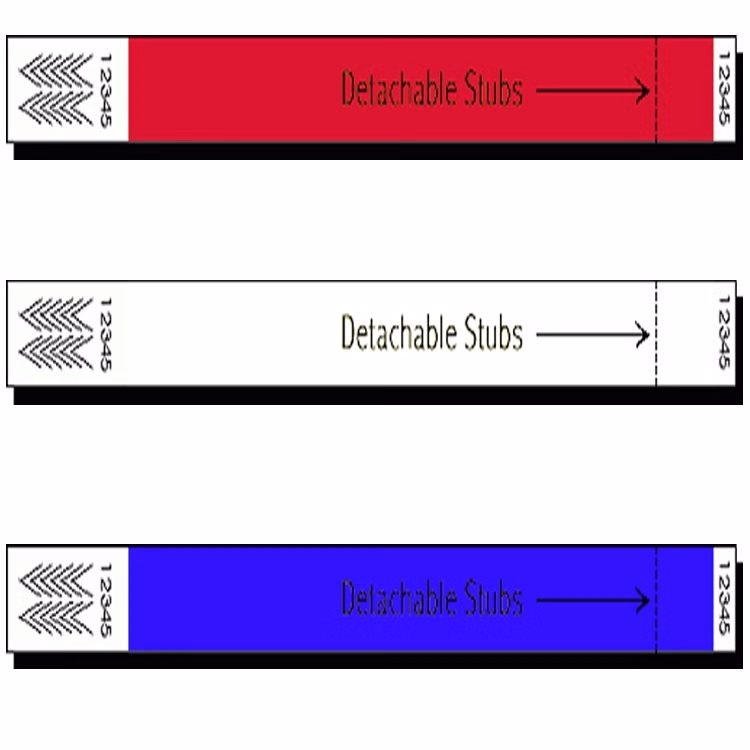 Stub 1" Tyvek Wristband