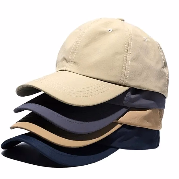 Custom Durable Nylon Baseball Cap with UV Brim — Professional Sun Protection Hat