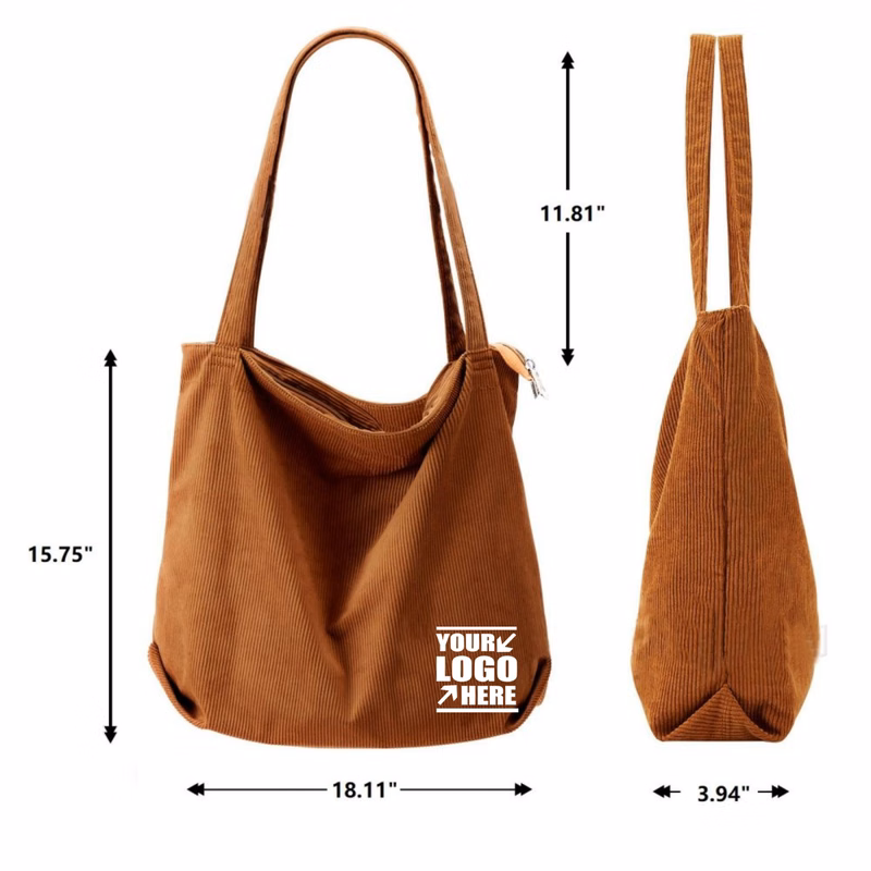 Big Capacity Tote Bag with Zipper