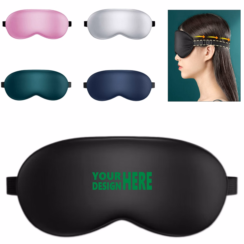 Two-Side Imitation Silk Light-Blocking Eye Cover