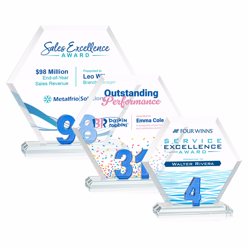 Riviera Milestone VividPrint™ Award - Blue