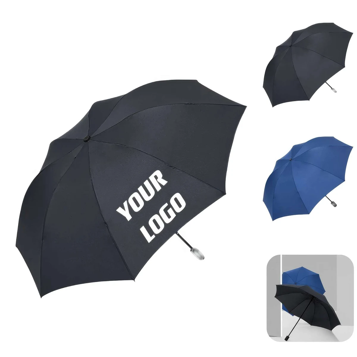 38" Classic Foldable Umbrella Portable For Use 1