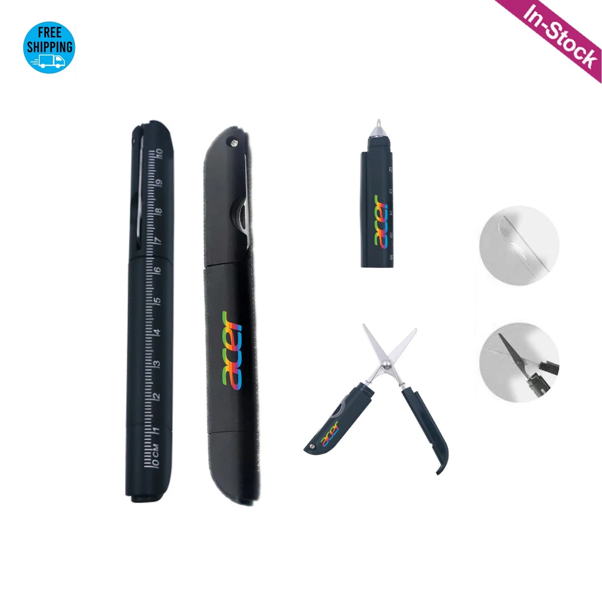 Portable Folding Scissors Pen 1