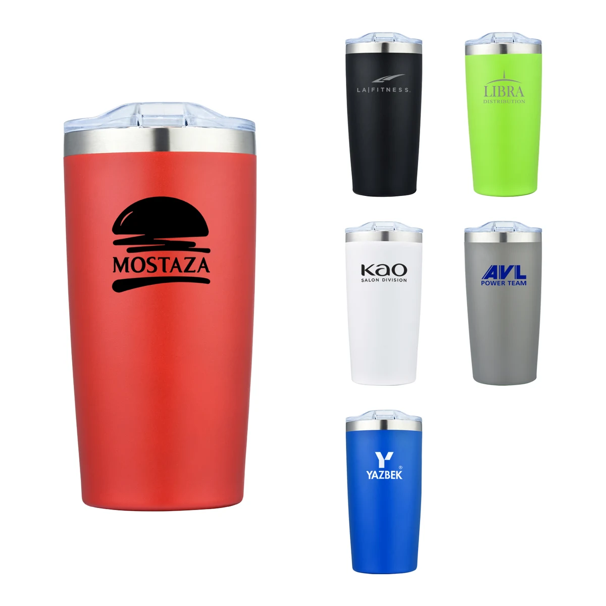 Brompton Tumbler - 20oz, custom tumbler with logo imprint 1