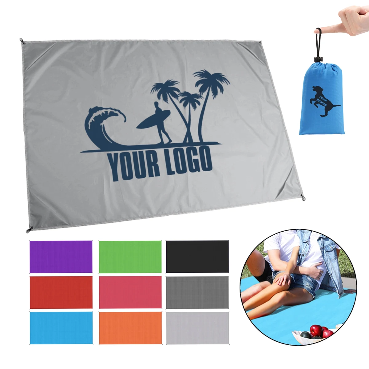 Sandproof Large Beach Picnic Mat 1