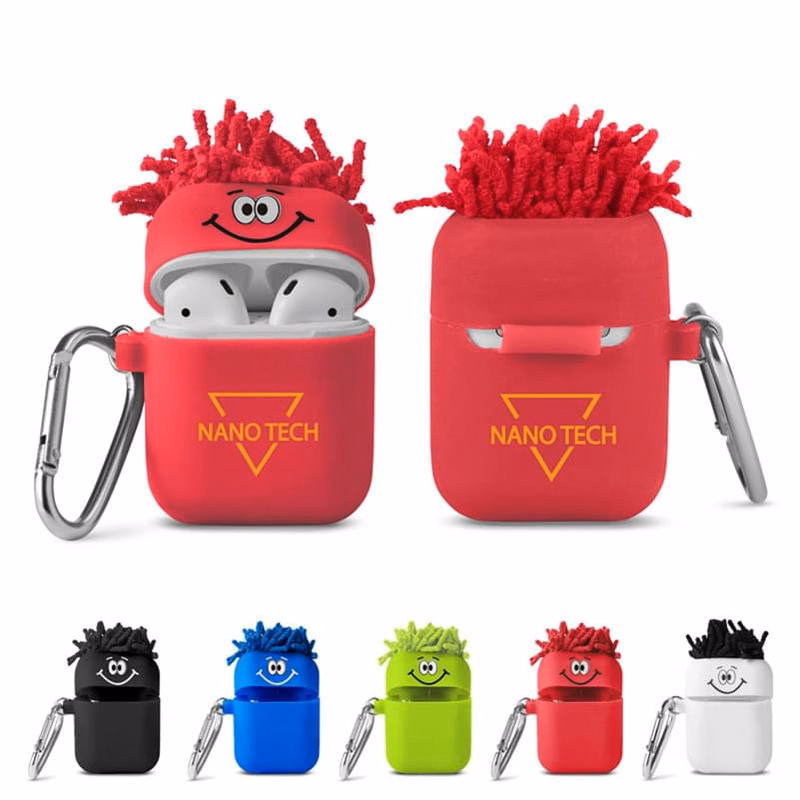 MopToppers® Earbud Case with Carabiner