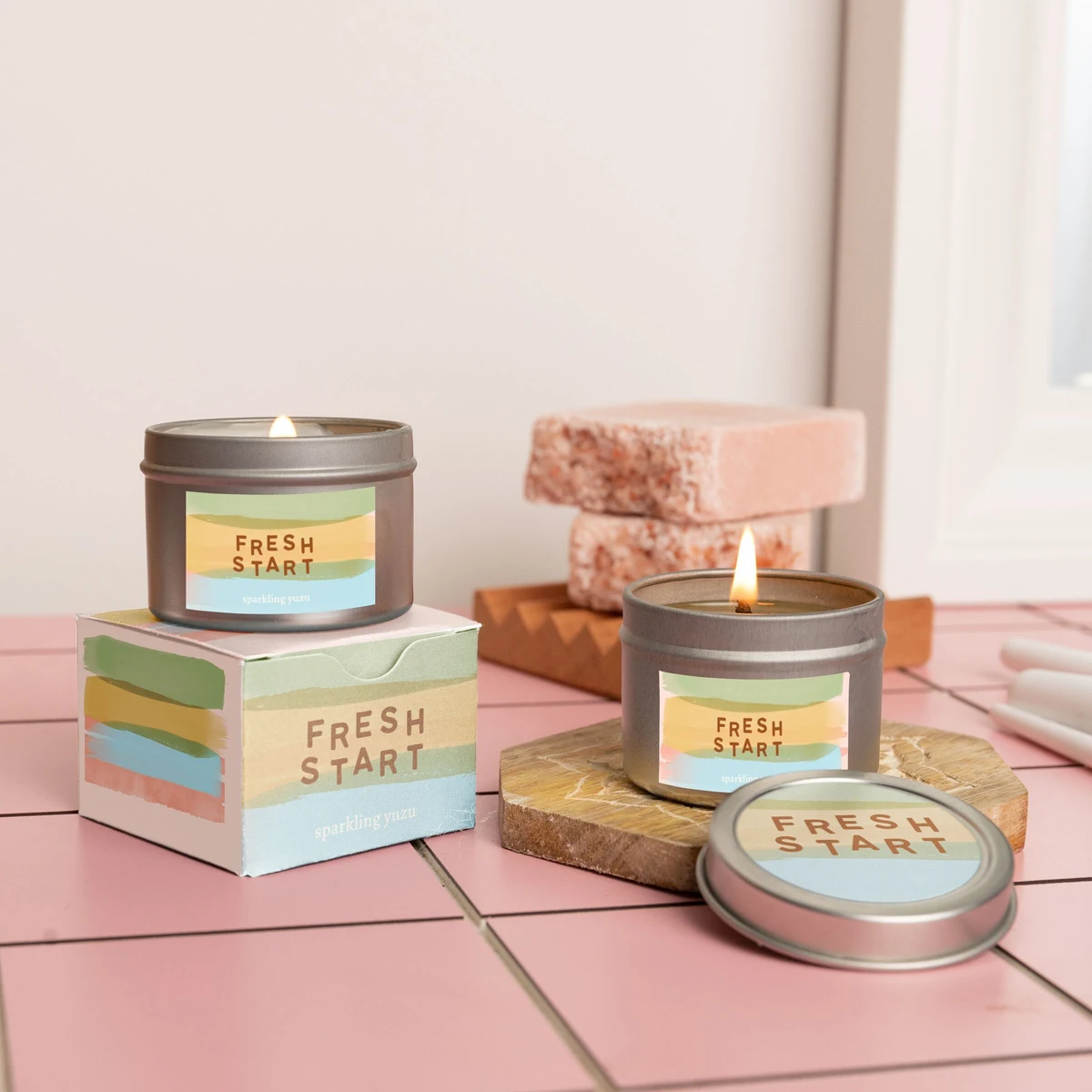 CANDLE SMALL TIN 1