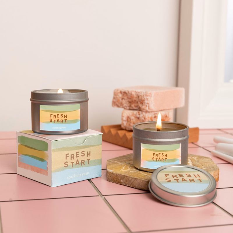 CANDLE SMALL TIN