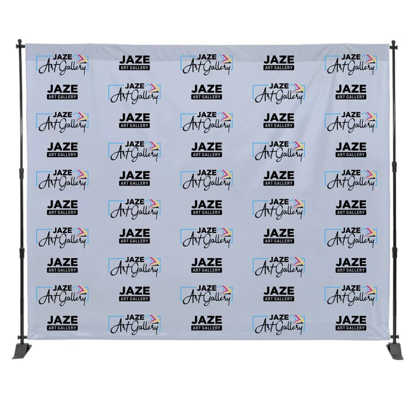 8ft X 10ft Step & Repeat Fabric Banner 1