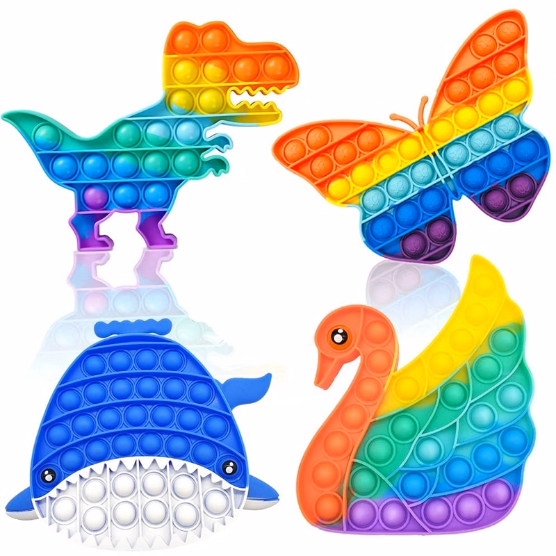 Push Bubble Pops Fidget Sensory Antistress Kid Toy