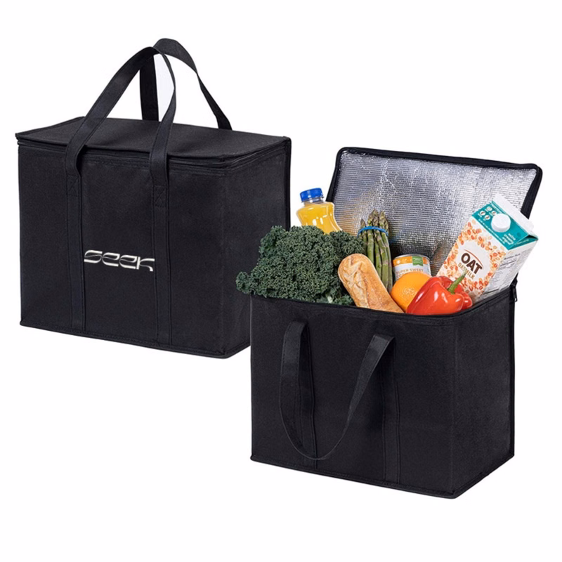 Insulated Grocery Bags With Zippered Top