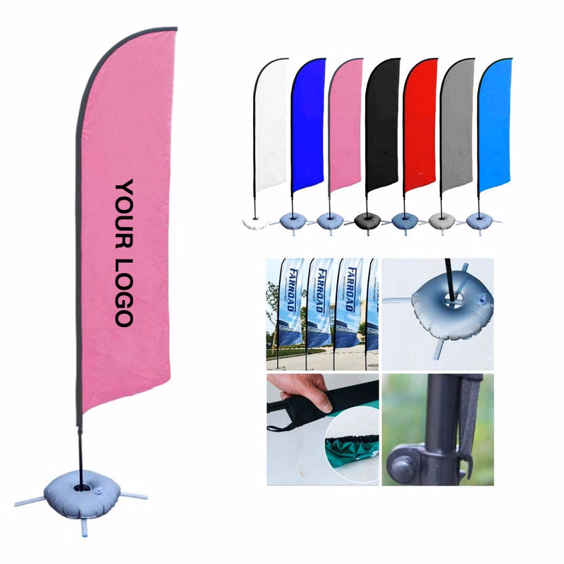 Custom Feather Flag for Outdoor Advertising Displays