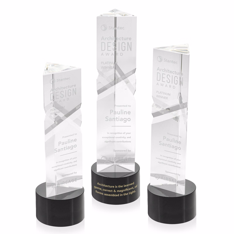 Oakham Award on Marvel Base - Black