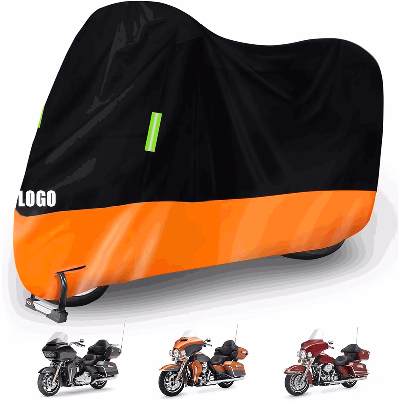 Waterproof Motorcycle Cover with Anti-Theft Lock Hole for Outdoor