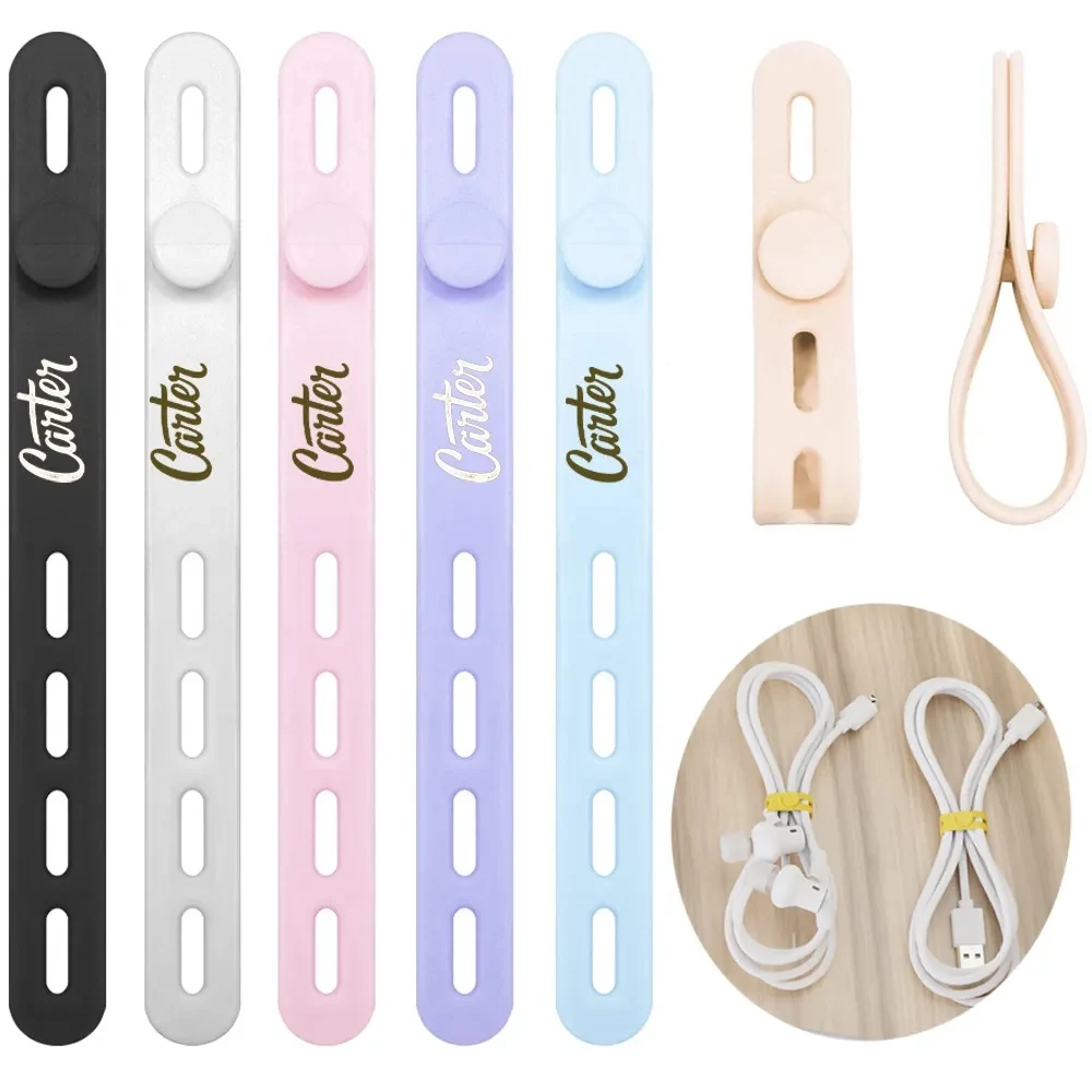 Adjustable Silicone Data Cable Storage Tie 1