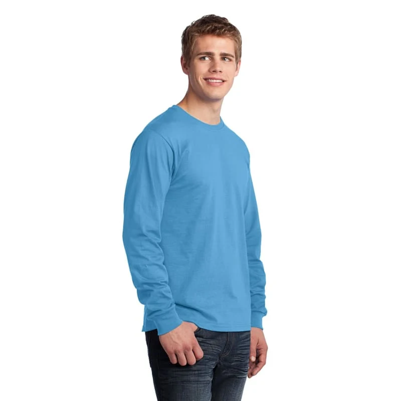 Port & Company - Long Sleeve Core Cotton Tee. 1