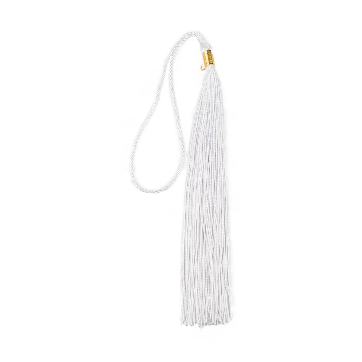 White Graduation Tassel 1