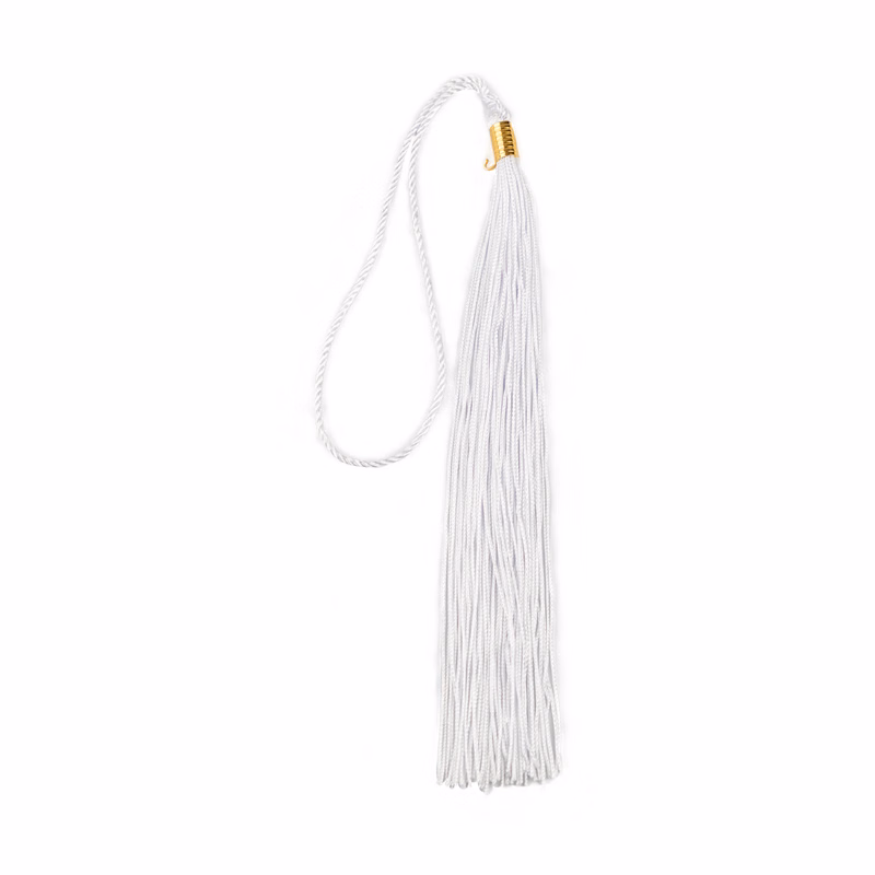 White Graduation Tassel