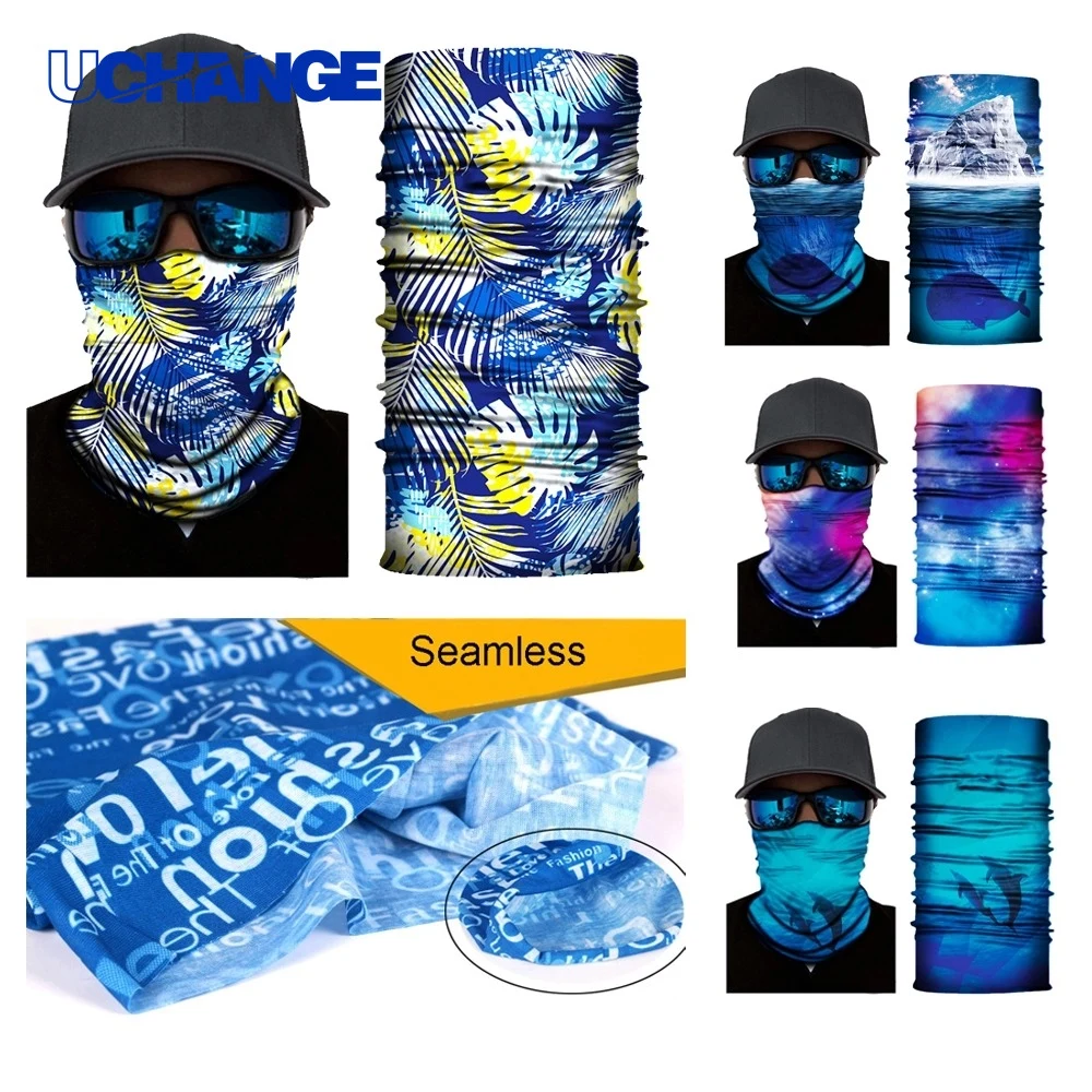 Full Color Multifunctional Seamless Head Scarf Headwear 1