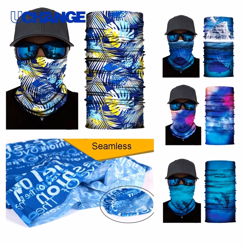 Full Color Multifunctional Seamless Head Scarf Headwear