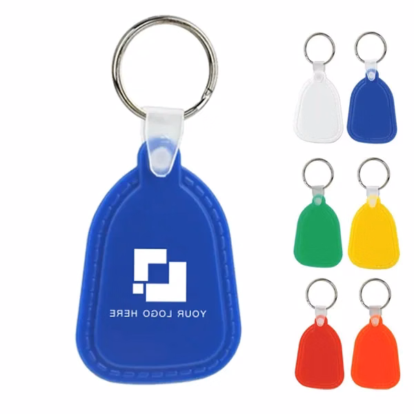 Printed Teardrop Soft Keytags