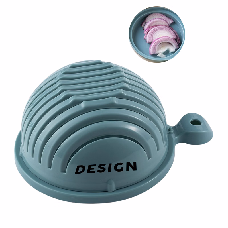 MOQ 50 Easy-to-Use Salad Cutter Bowl with Vegetable Slicing Function