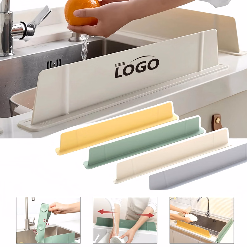 Silicone Sink Splash Guard Suction Mounted Mess Prevention
