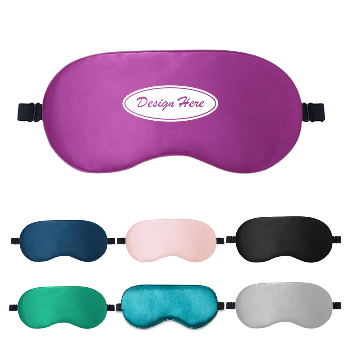 Premium Mulberry Silk Eye Mask with Adjustable Strap 1
