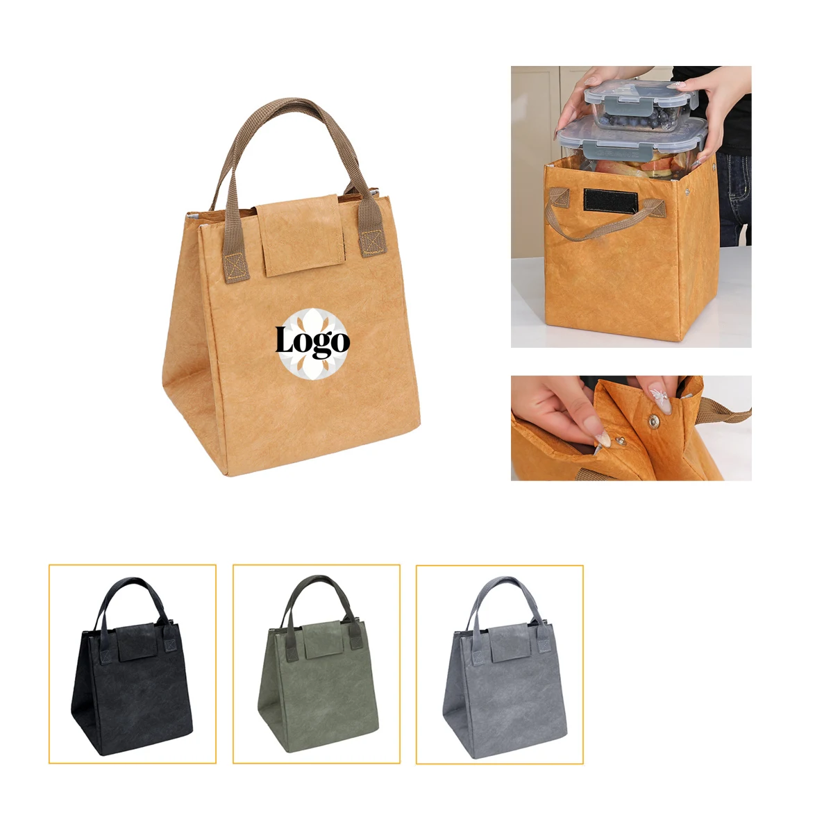 DuPont Paper Insulated Lunch Bag 1