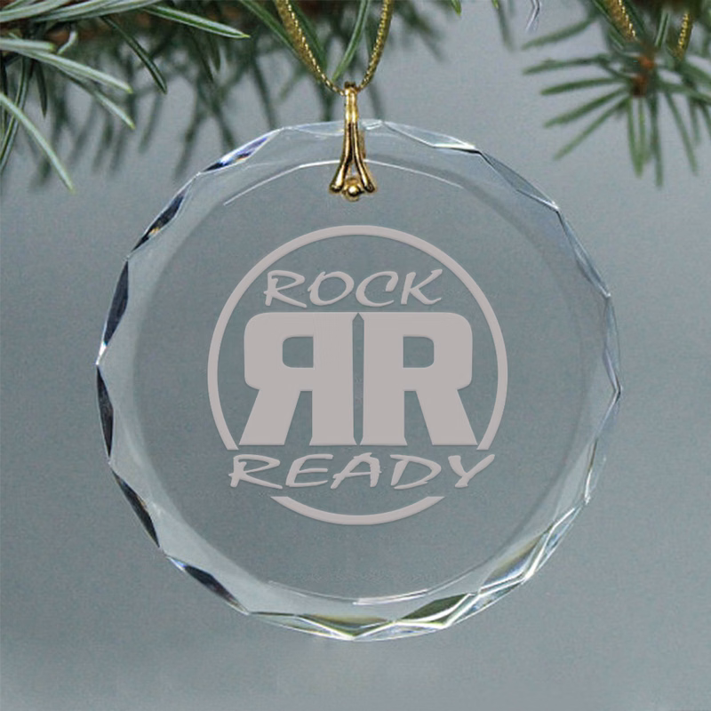 Premium Faceted Crystal Ornament - Custom Engraved