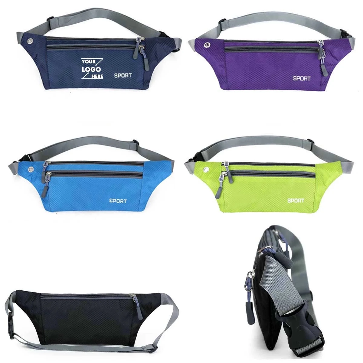 Outdoor Sport Wasit Bag With Adjustable Belt 1