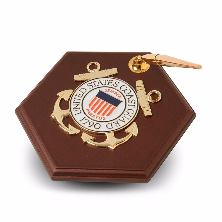 U.S. Coast Guard Medallion Pen Holder