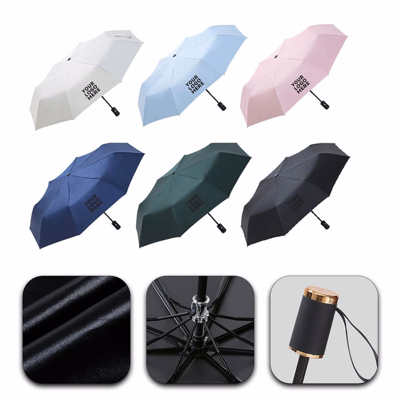 Compact Waterproof Travel Sun Rain Umbrella
