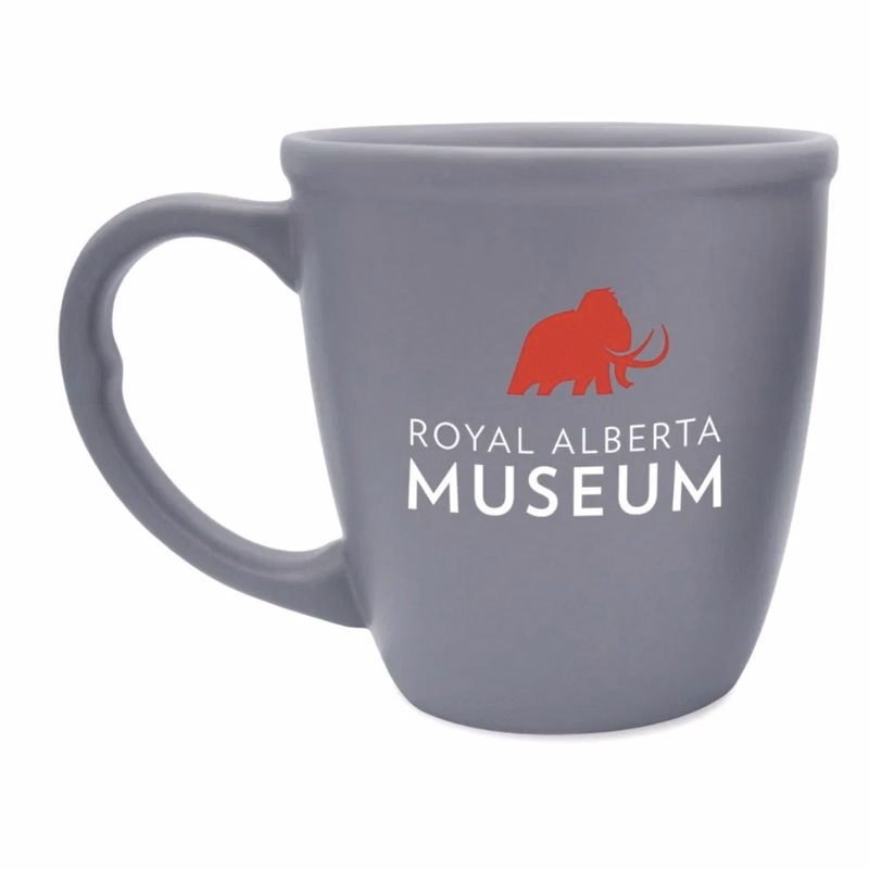 14 Oz. Matte Bistro Gray Ceramic Mug